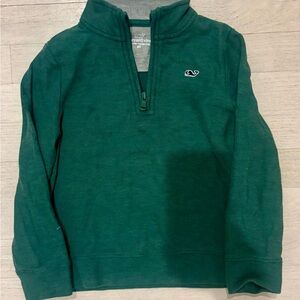 Vineyard Vines boys green shep shirt  Zip-Up Sweater